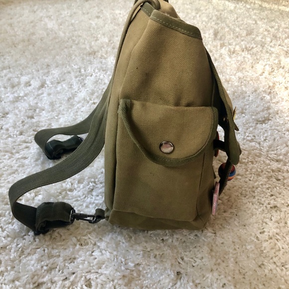Vintage Military Canvas Backpack - Picture 2 of 8